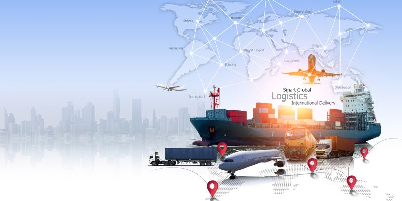Smart,Global,Logistics,International,Delivery,Concept,,World,Map,With,Logistic